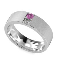 7mm Men's Sandblast Finish Band