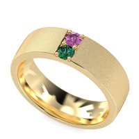 7mm Men's Sandblast Finish Band