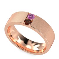 7mm Men's Sandblast Finish Band