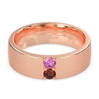 7mm Men's Sandblast Finish Band