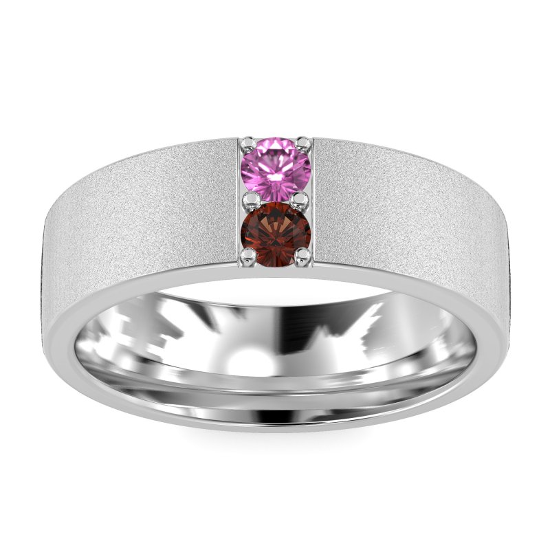 7mm Men's Sandblast Finish Band