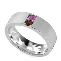 7mm Men's Sandblast Finish Band