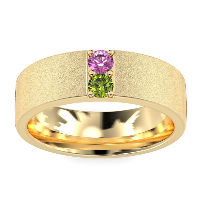 7mm Men's Sandblast Finish Band