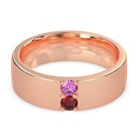 7mm Men's Sandblast Finish Band
