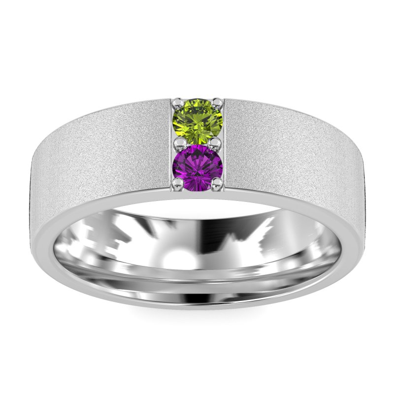 7mm Men's Sandblast Finish Band