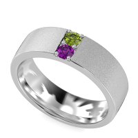 7mm Men's Sandblast Finish Band