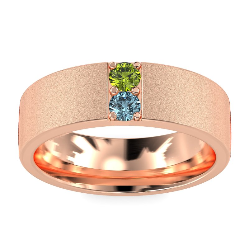 7mm Men's Sandblast Finish Band