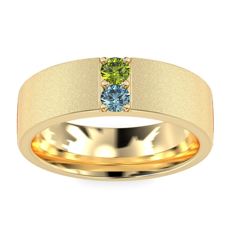 7mm Men's Sandblast Finish Band