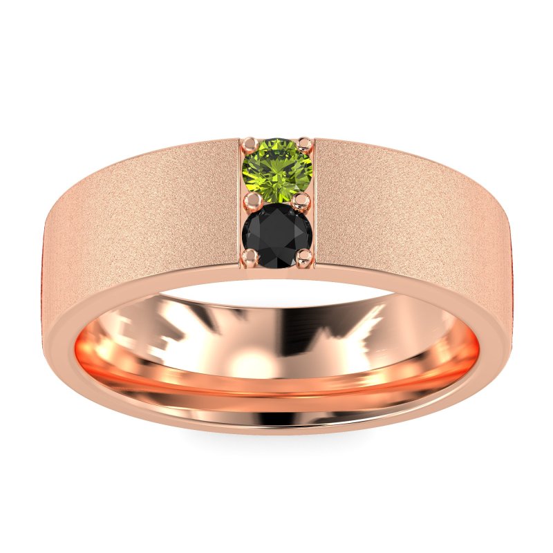 7mm Men's Sandblast Finish Band