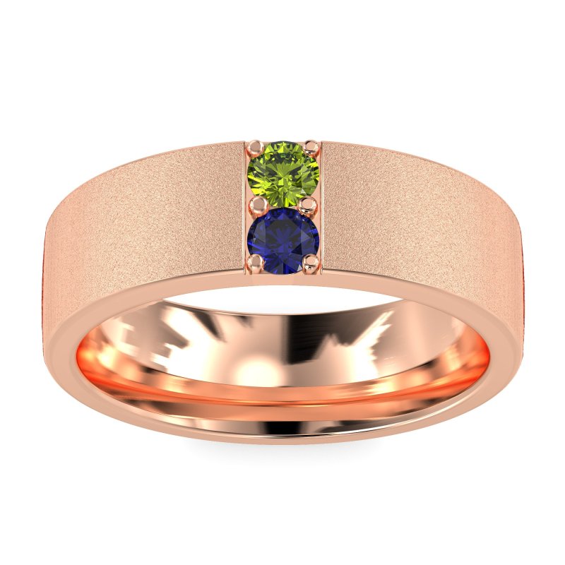 7mm Men's Sandblast Finish Band