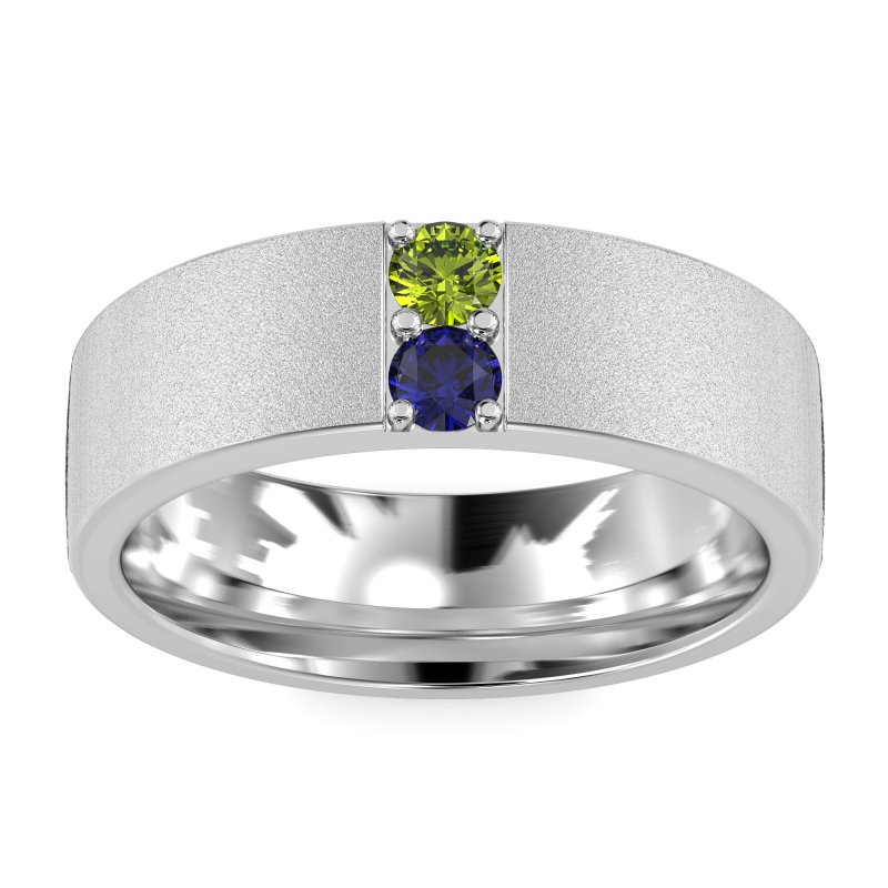 7mm Men's Sandblast Finish Band
