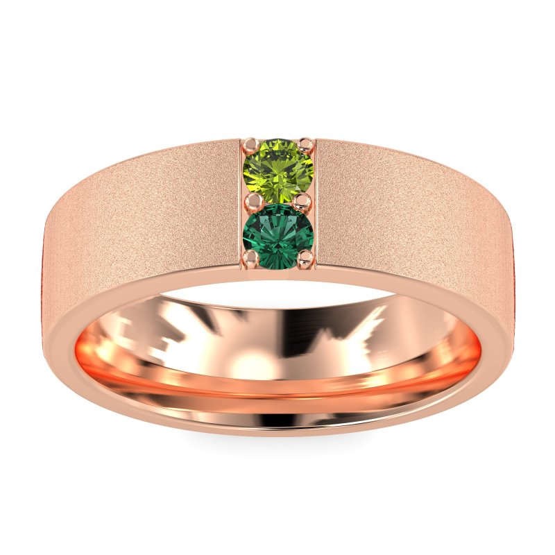 7mm Men's Sandblast Finish Band