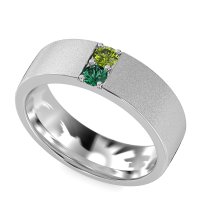 7mm Men's Sandblast Finish Band