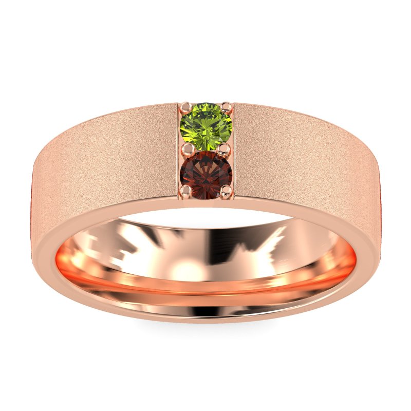 7mm Men's Sandblast Finish Band