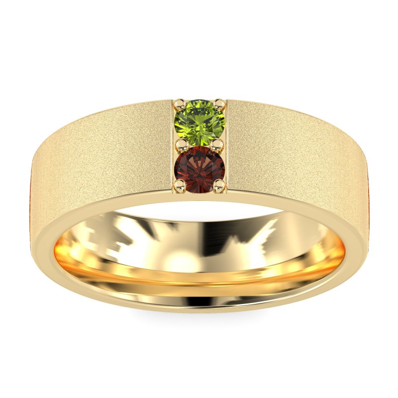 7mm Men's Sandblast Finish Band