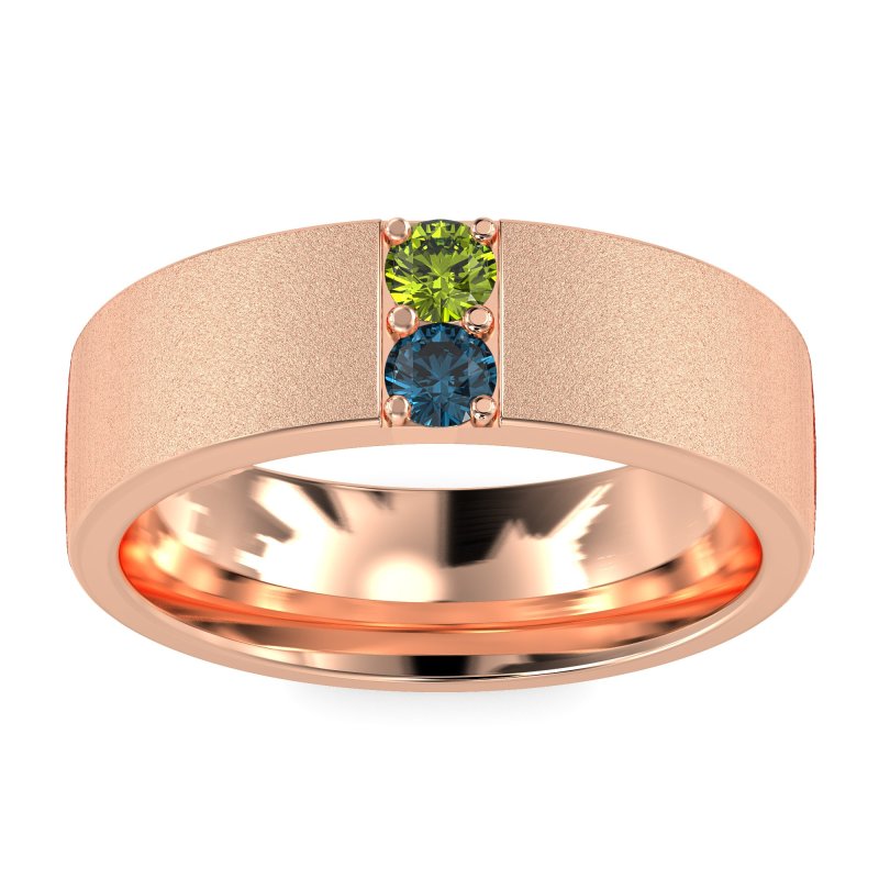 7mm Men's Sandblast Finish Band