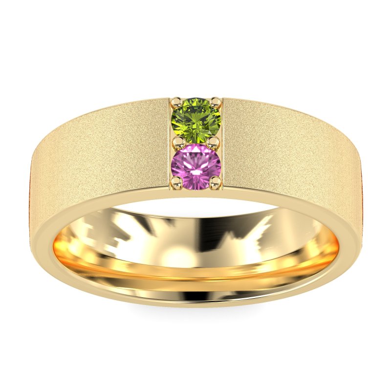 7mm Men's Sandblast Finish Band