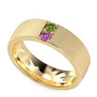 7mm Men's Sandblast Finish Band