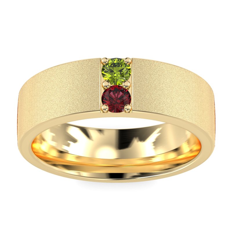 7mm Men's Sandblast Finish Band