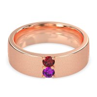 7mm Men's Sandblast Finish Band