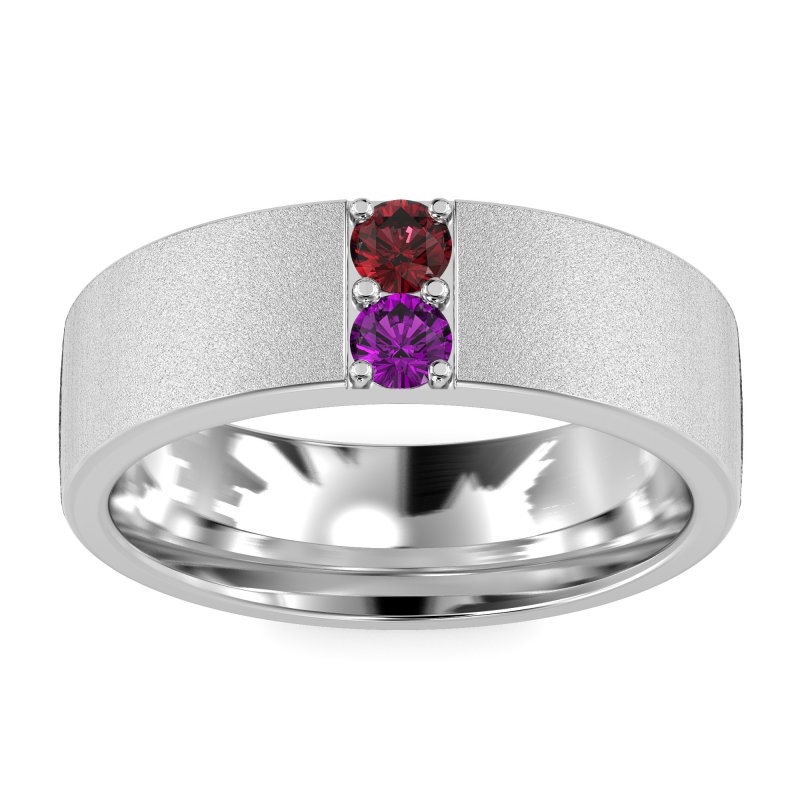 7mm Men's Sandblast Finish Band