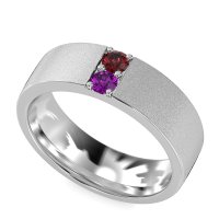 7mm Men's Sandblast Finish Band