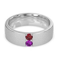 7mm Men's Sandblast Finish Band