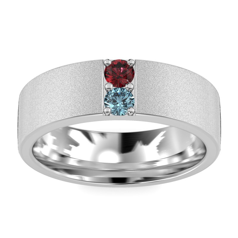 7mm Men's Sandblast Finish Band