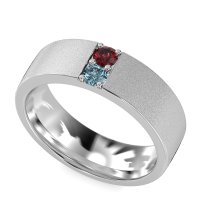 7mm Men's Sandblast Finish Band