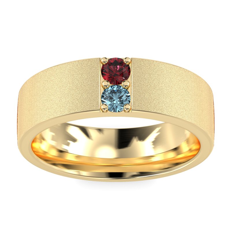 7mm Men's Sandblast Finish Band