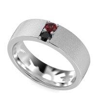 7mm Men's Sandblast Finish Band