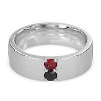 7mm Men's Sandblast Finish Band