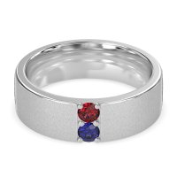 7mm Men's Sandblast Finish Band