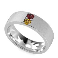 7mm Men's Sandblast Finish Band