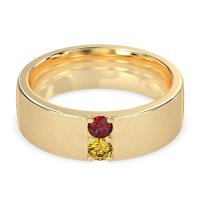7mm Men's Sandblast Finish Band