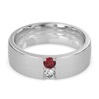 7mm Men's Sandblast Finish Band