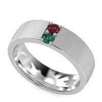 7mm Men's Sandblast Finish Band