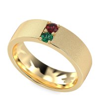 7mm Men's Sandblast Finish Band