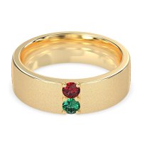 7mm Men's Sandblast Finish Band