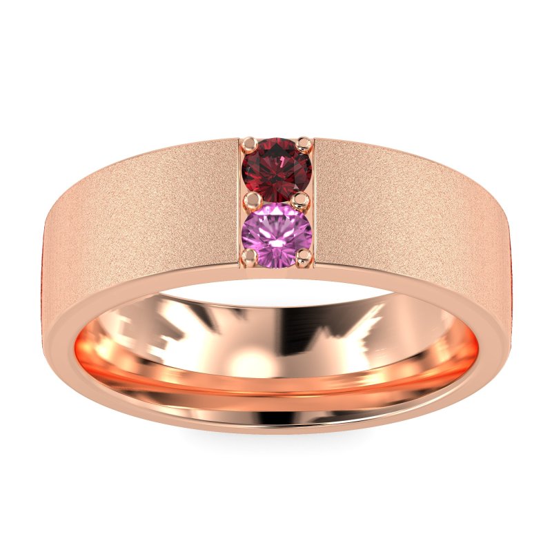 7mm Men's Sandblast Finish Band