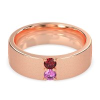 7mm Men's Sandblast Finish Band
