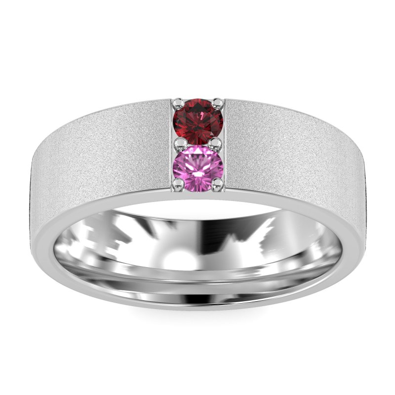 7mm Men's Sandblast Finish Band