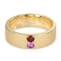 7mm Men's Sandblast Finish Band