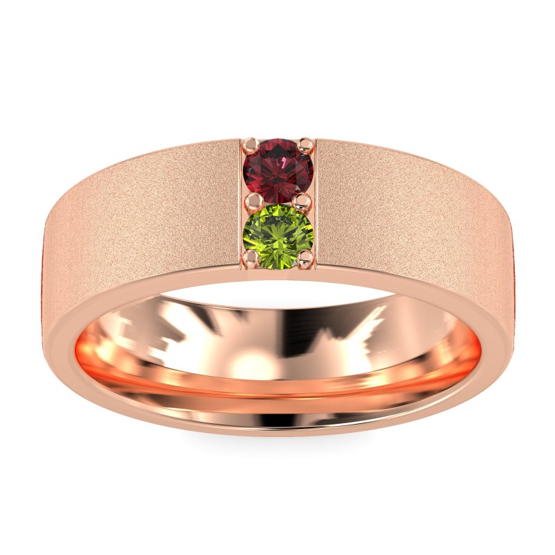 7mm Men's Sandblast Finish Band