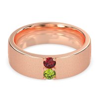 7mm Men's Sandblast Finish Band
