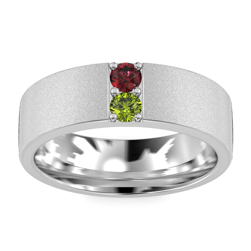 7mm Men's Sandblast Finish Band