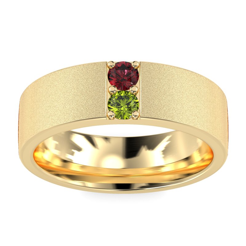 7mm Men's Sandblast Finish Band