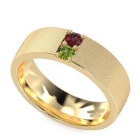 7mm Men's Sandblast Finish Band