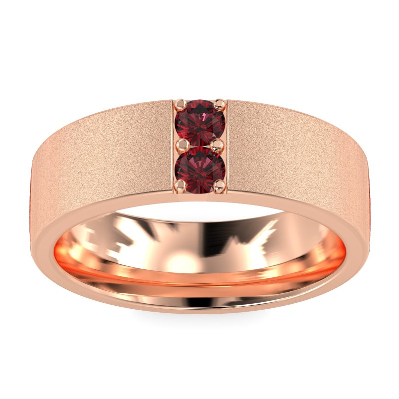 7mm Men's Sandblast Finish Band