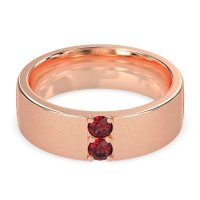 7mm Men's Sandblast Finish Band